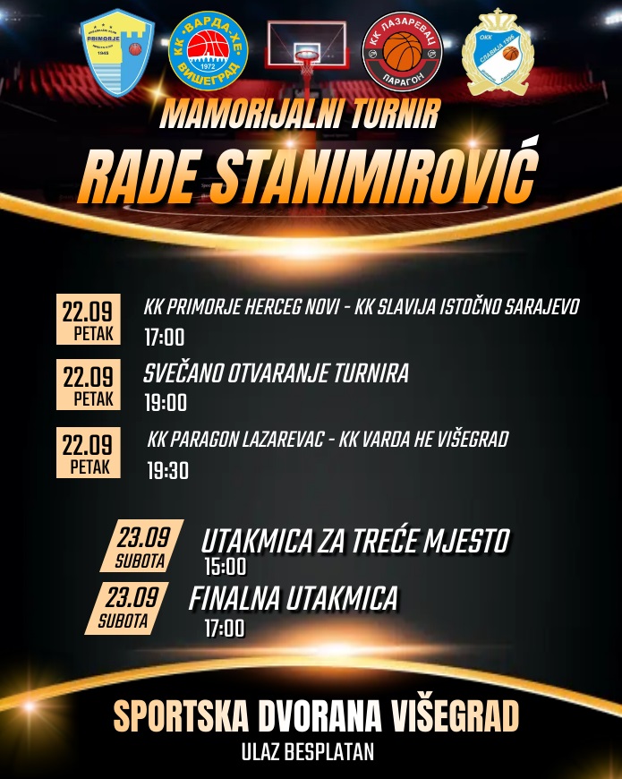 17. po redu Memorijalni turnir ”Rade Stanimirović”
